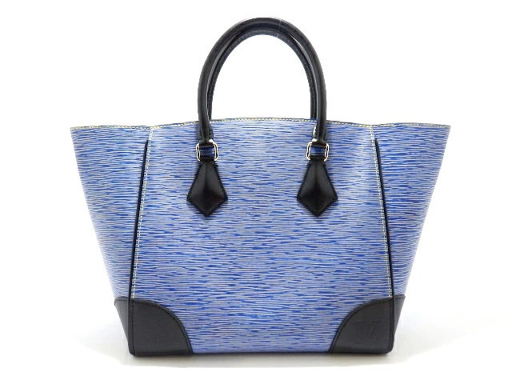 LOUIS VUITTON Phoenix Epi Denim Blue Tote Bag